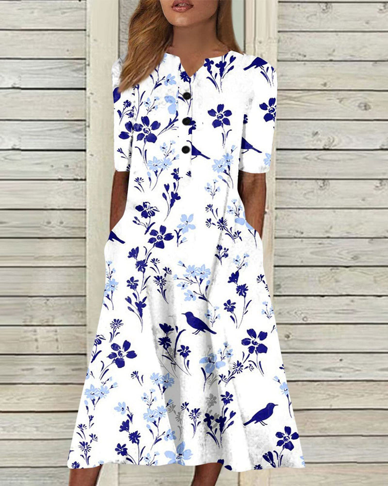 Alana™ Floral Print Dress